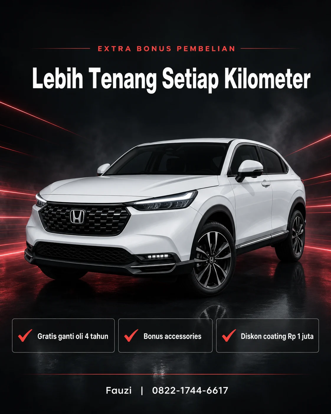 Poster promo: extra bonus pembelian